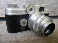Vtg Argus C4 Rangefinder Camera  Accessories