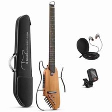 Donner HUSH-I Headless Travel Acoustic Electric Silent Guitar Removable Frames