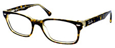 RAY-BAN RB5286 5082 Brown Clear Tortoise Eyeglasses Frame 51-18-135