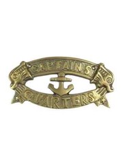 Captain Quarters Sign Nautical Plaque Ship Boat Sign Wall Decor
