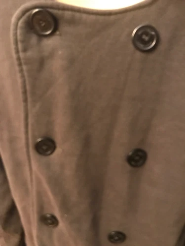 RARE MINDCRAFT  JINX  DOUBLE BREASTED PEACOAT STYLE  MED byx image 3