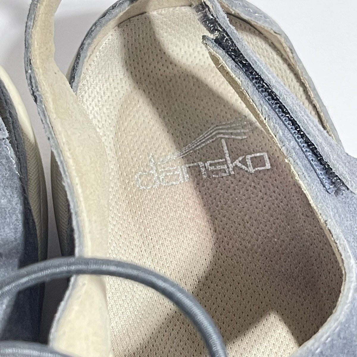 Dansko Riona Fisherman Sandals Sneakers 39 Slate Blue /Grey 