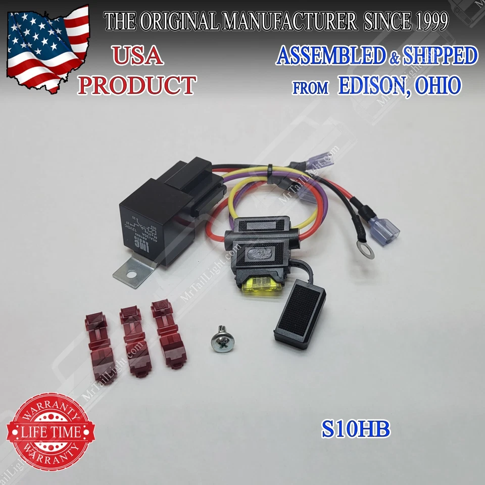 98 04 S10 Chevy GMC Sonoma Truck Kit de luces altas, ¡enciende las luces bajas con altos! Foto 3 de 4