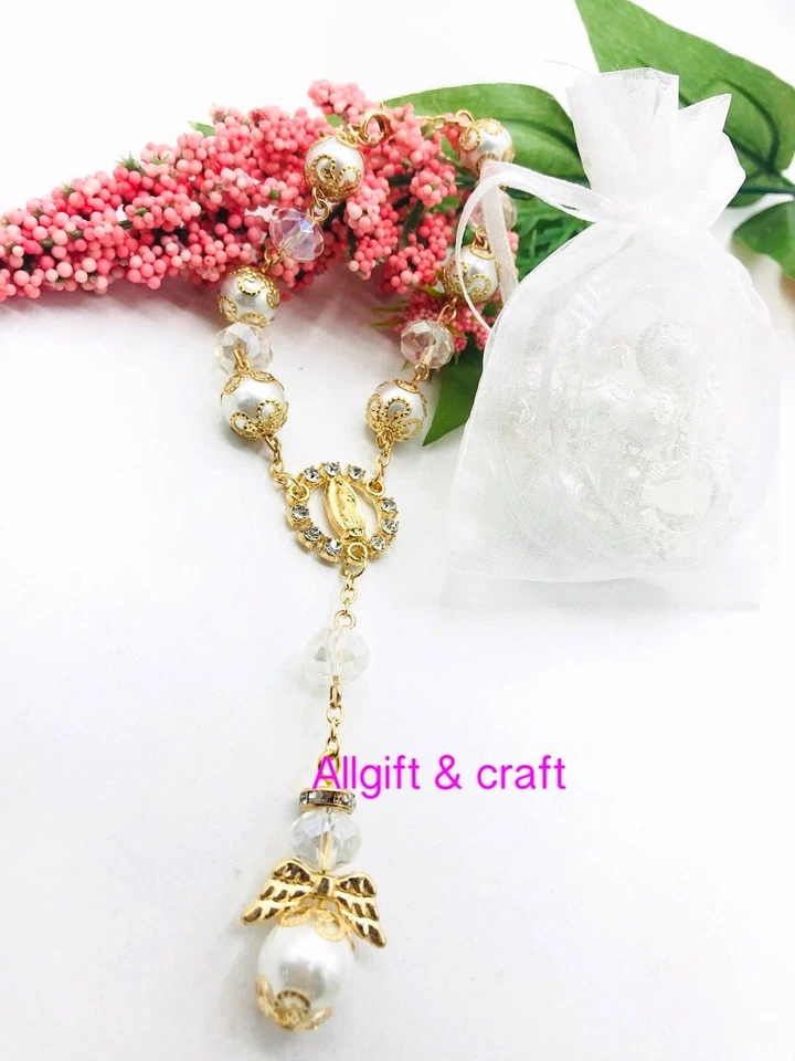 12 Favores Bautismo Recuerdos Bautizo Primera Comunión Quinceañera Foto 4 de 4