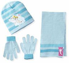 Disney Fairies Tinkerbell Glove, Scarf  Hat Set Blue TINK63 FAST SHIP AV