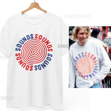 Camiseta Unisex Kurt Cobain Sounds Nirvana Grunge Revista de Música Años 90