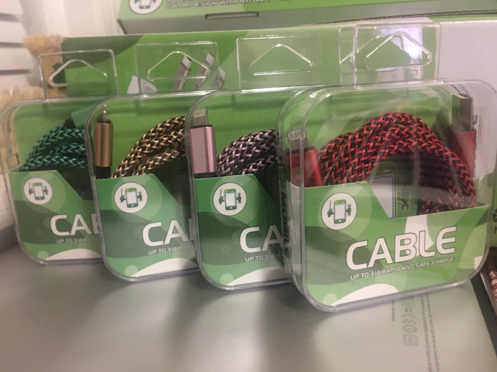 USB Lightning Cable 3.3FT MFi Certified Charger for Apple iPhone X 8 7 6 Plus-image