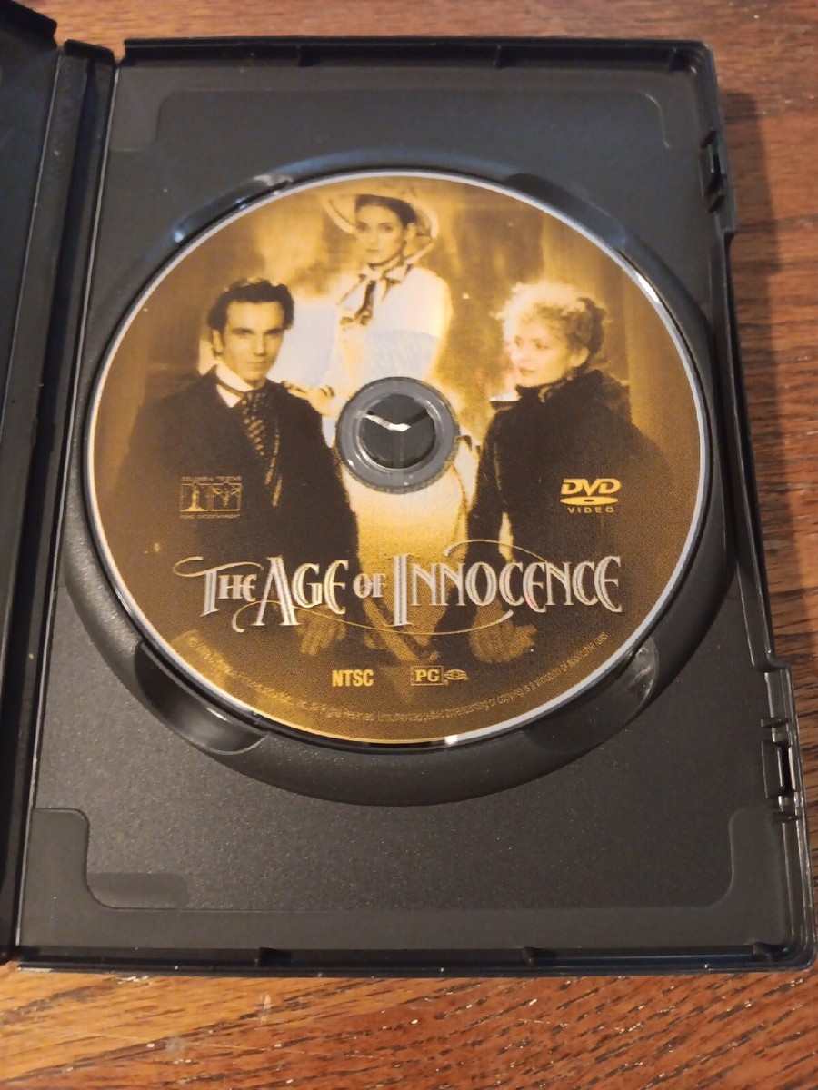 THE AGE OF INNOCENCE DVD W/DANIEL DAY-LEWIS, MICHELLE PFEIFFER