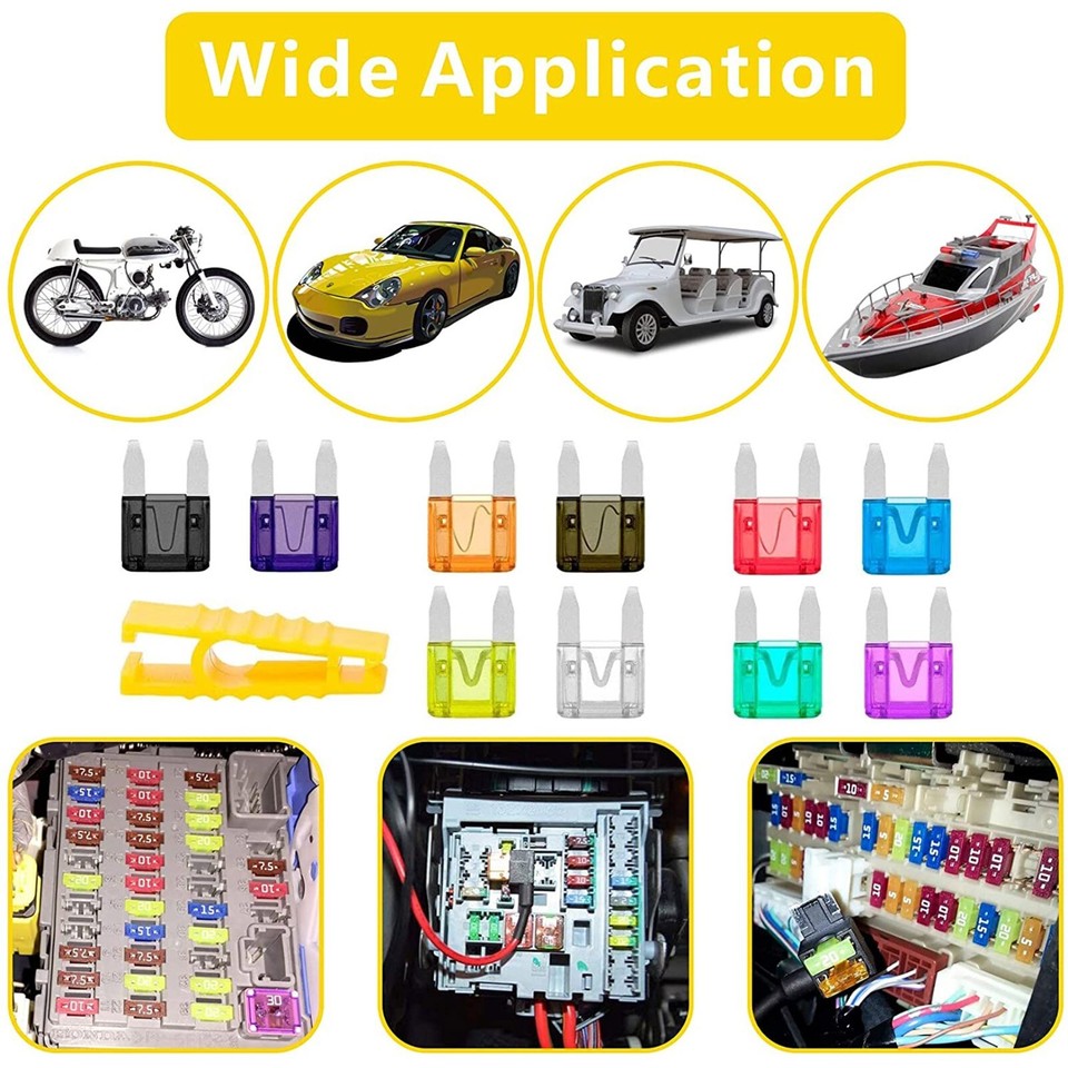 Standard Blade Fuse Assortment Kit Auto Car Fuses ... – Vicedeal Standard Blade Fuse Assortment Kit Auto Car Fuses ... – Vicedeal