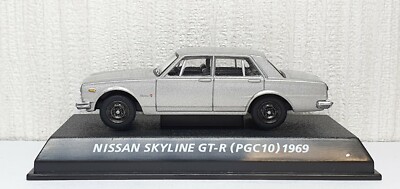 1/64 Konami 1969 NISSAN SKYLINE 2000 GT-R PGC10 SILVER diecast car