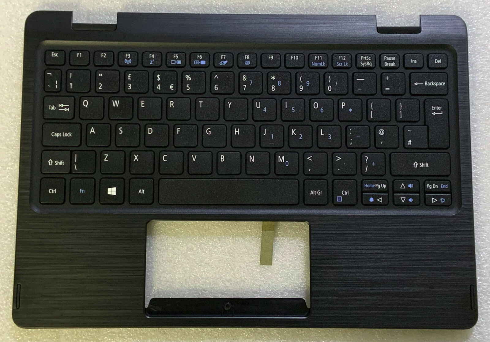 Clavier Qwerty UK Acer Spin SP111-31 Réparer Topcase Noir Bloqué 6B.GL5N1.032