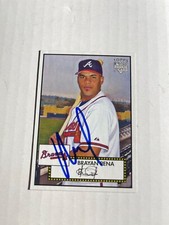Atlanta Braves BRAYAN PENA Signed Card