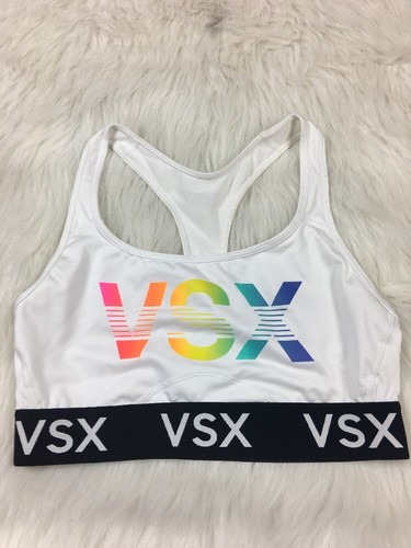 VSX Victoria39s Secret Work Out Sport39s Bra Victoria Sport White Logo M