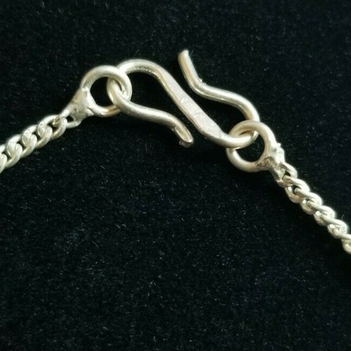 Collier femme en argent sterling 0,925 avec pierres précieuses 11 grammes 16" de long - Photo 4/5