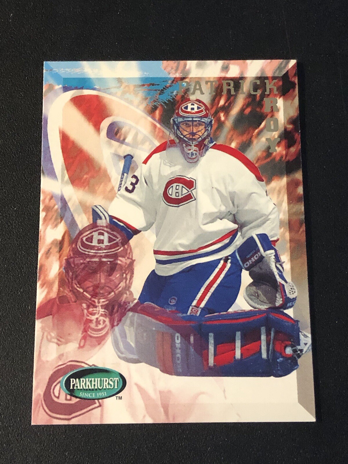 1995-96 Parkhurst International Patrick Roy #113 HOF
