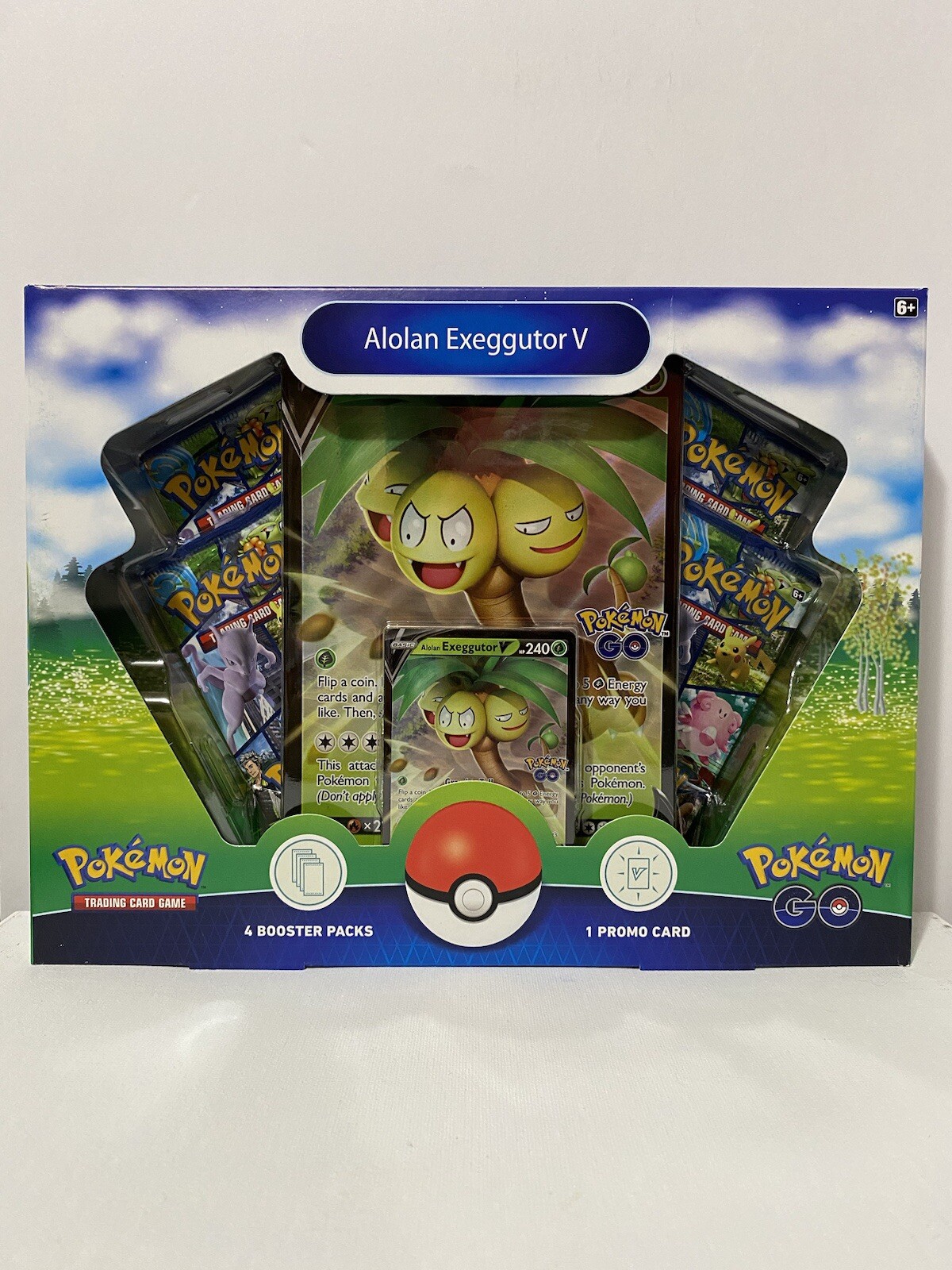 Pokemon ALOLAN EXEGGUTOR V Box, Factory Sealed