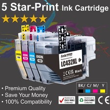 4 Ink Cartridge LC432XL  for MFC-J5340DW,MFC-J5740DW,MFC-J6540DW, J6740DW J6940