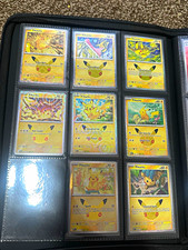 Pikachu Holo 30th Anniversary Card Lot (8) English