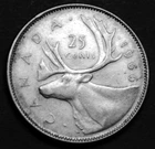 1966 25¢ silver coin that shows details - great investment in silver