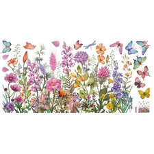 2-Pack Window Decals for Glass Windows, Removable Flower Window Clings, Doubl...