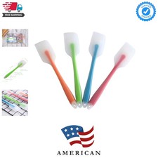 Silicone Spatula Set of 4 - Heat Resistant Flexible Spatula 450F with Stainle...