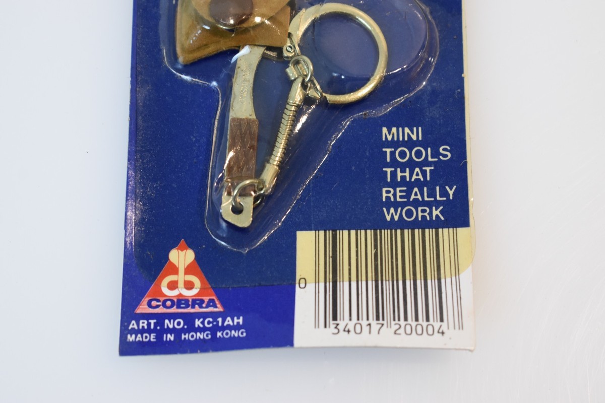 Mini Tools That Work Keychain Hatchet Vintage Cobra Mechanical