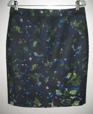 J Crew No. 2 Pencil Skirt Gardenshade Floral Size 10 Lined Excellent Condition
