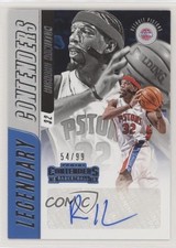 2018-19 Panini Contenders Legendary 54/99 Richard Hamilton #LC-RHM Auto lt0