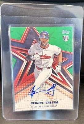 2026 Topps Series 2 George Valera #BSA2-GV Baseball Stars Auto Green /99