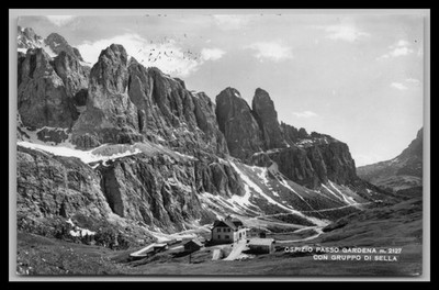 Ansichtskarte Ospizio Passo Gardena - Italien