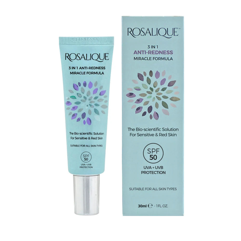 Rosalique 3 in 1 Crema Viso Anti-Rossore SPF50 - Formato 30ml