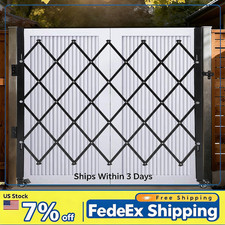 Heavy Duty Folding Security Gate Lockable Scissor Barrier Outdoor Barricade