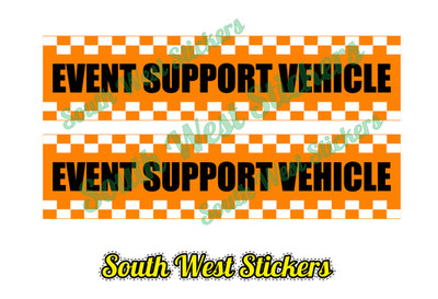 Eventträger Fahrzeug Magnet Magnetschild Autobahn Battenberg 620x150mm x 2