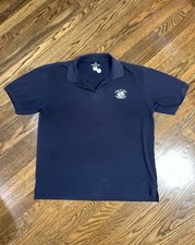 America Pebble Beach Men's L Navy Polo Shirt 100th U.S. Open Golf 100 Cotton