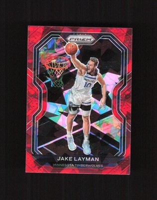 2020-21 Panini Prizm - Jake Layman #245 Red Ice Prizm