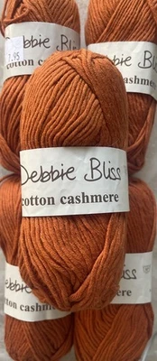Lot of 6, Debbie Bliss COTTON CASHMERE Yarn, 85%Cotton/15%Cashmere, Color#15005 - Photo 1/3
