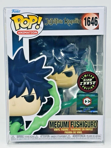 Funko Pop! Jujutsu Kaisen: Megumi Fushiguro #1646 Glow Chase w/ Protector - Read