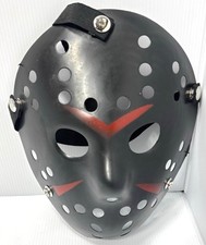 Jason Voorhees Máscara de Hockey de Plástico Disfraz de Halloween Juegos con disfraces Horror Accesorio