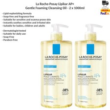 La Roche-Posay Lipikar AP Gentle Foaming Cleansing Oil 2x1000ml