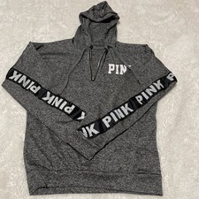 Pink Hoodie Women In Gray color size S/M