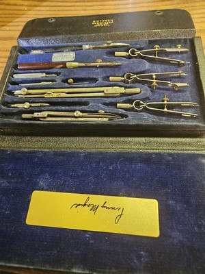 Vintage Dietzgen Reliance Vintage 10-Piece Drafting Tool Set - Germany