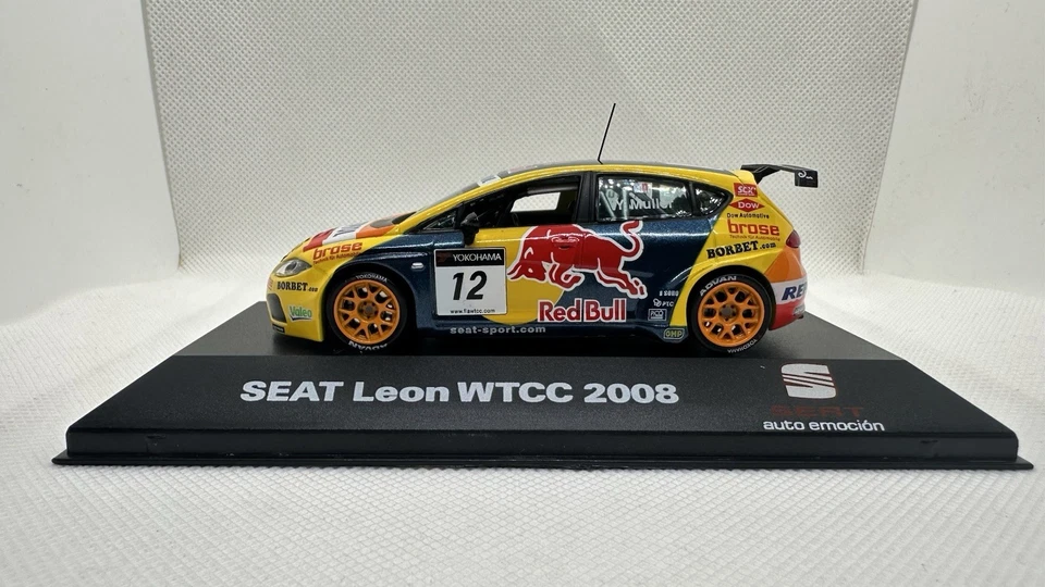 1/43 IXO Seat Leon WTCC 2008 #12  Y Muller - Image 4 of 4