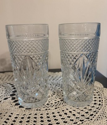 Cristal D'Arques Durand Clear Tumblers Drinkware Set of 2 - 12oz