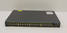 Cisco Catalyst 2960-S WS-C2960-48TD-L V06 48 Port Gigabit (Power Cable Include)