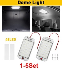 1-5Set  48-LED Car Vehicle Interior Dome Roof Ceiling Reading Trunk Light Lamp