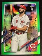 2021 Topps Chrome Ben Baller Edition Mike Moustakas Green Refractor #22/99