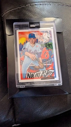 Topps Project 2020 #105 - 1969 Topps Nolan Ryan by King Saladeen