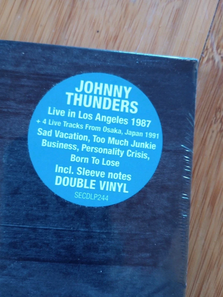 JOHNNY THUNDERS Live in Los Angeles 1987 Record 2021 LP Vinyl Album York Dol RSD - Image 3 of 3