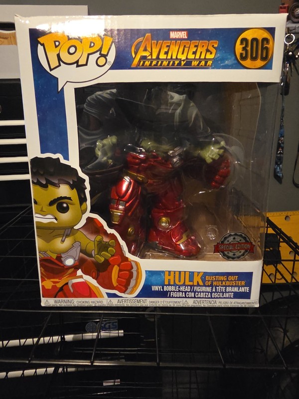 Funko Pop! Marvel Avengers Hulk Busting out of Hulkbuster 6" Inch 306