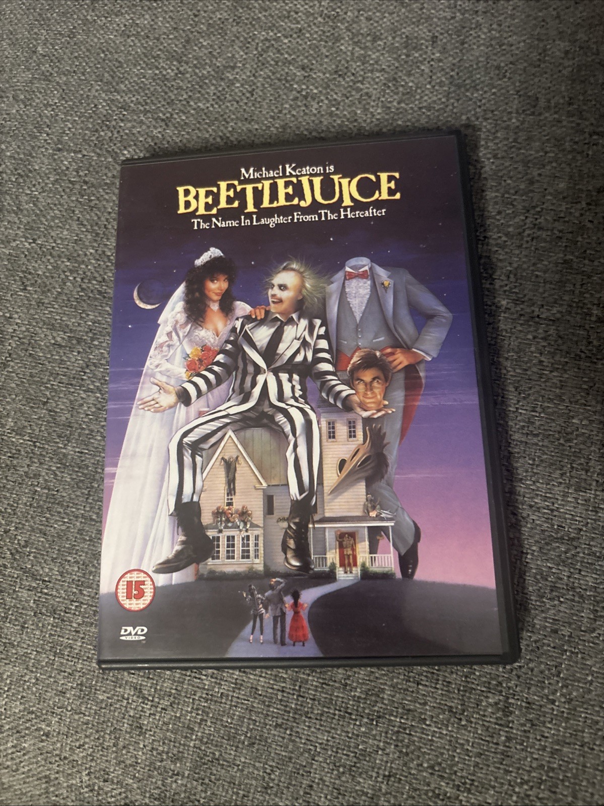 Beetlejuice 1988 Horror Comedy Michael Keaton, Tim Burton DVD
